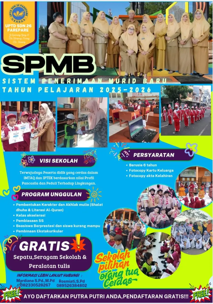 brosur-UPTD SD NEGERI 26 PAREPARE